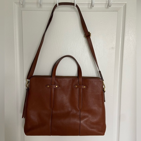 Brown leather Fossil bag - Picture 3 of 10